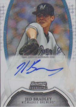Jed Bradley #BSPJB 2011 Bowman Sterling Prospects Autographs Baseball