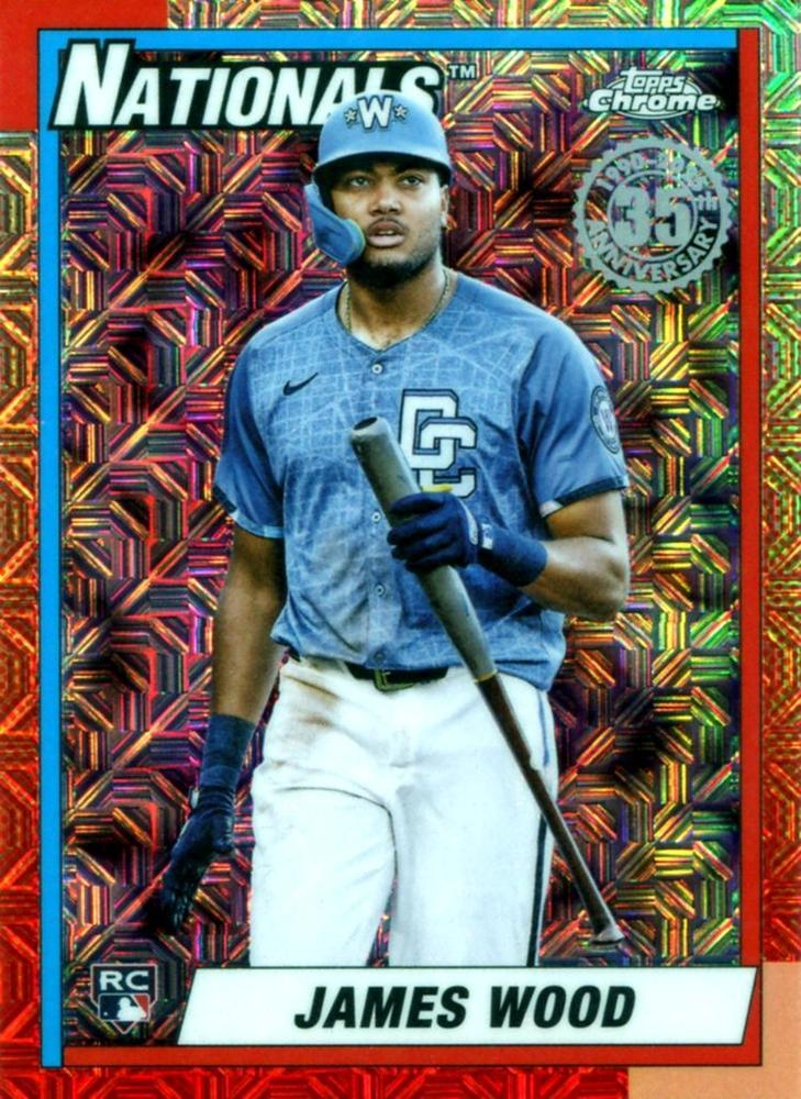 James Wood #U90C-30 Prices [Rookie] | 2025 Topps Update 1990