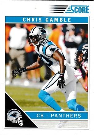 Chris Gamble #39 Football Cards 2011 Panini Score
