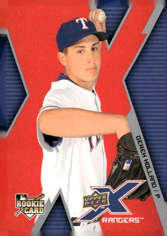 Derek Holland #100 Baseball Cards 2009 Upper Deck X