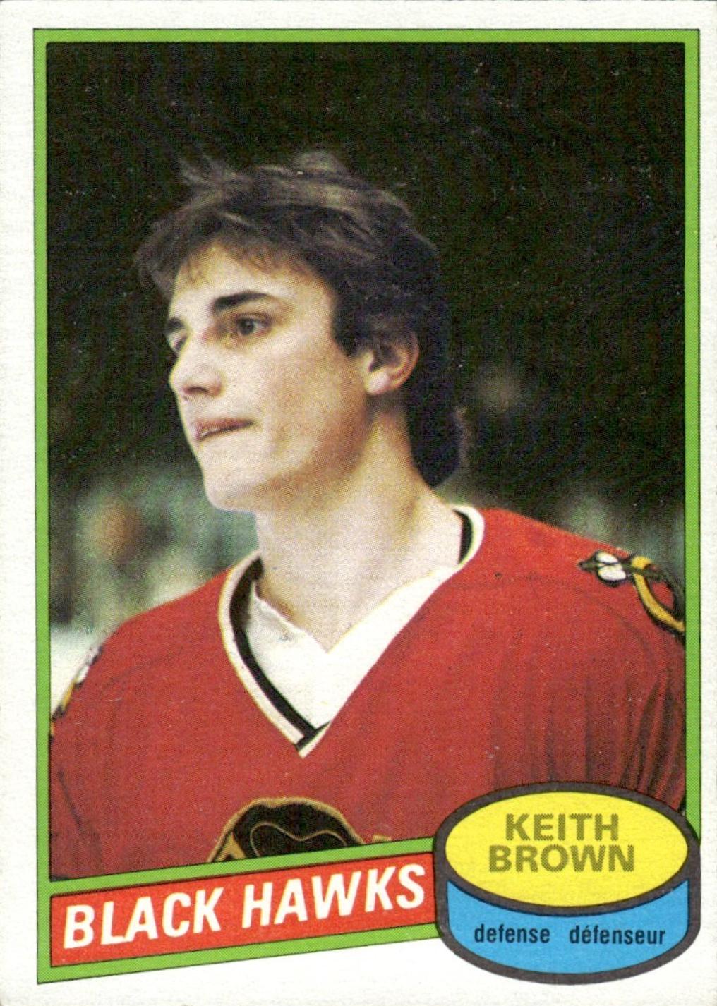 Keith Brown #98 Hockey Cards 1980 O-Pee-Chee