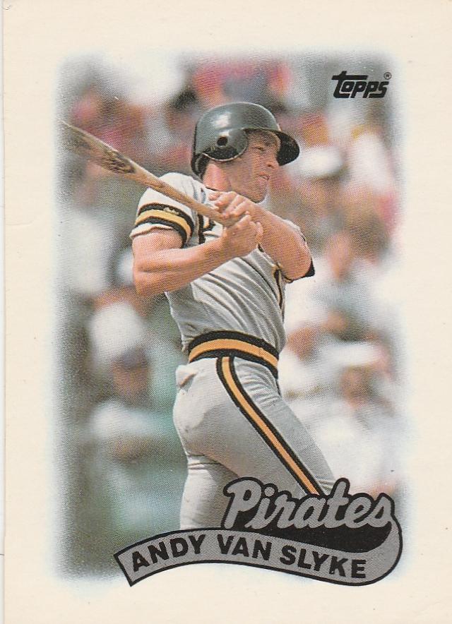 Andy Van Slyke #33 Baseball Cards 1989 Topps Mini League Leaders