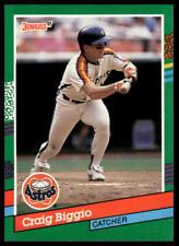 Craig Biggio #595 Baseball Cards 1991 Donruss