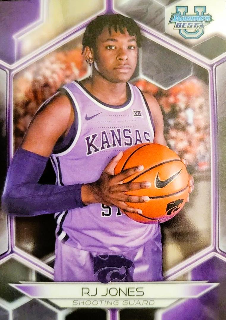 RJ Jones #37 2023-24 Bowman University Best Basketball