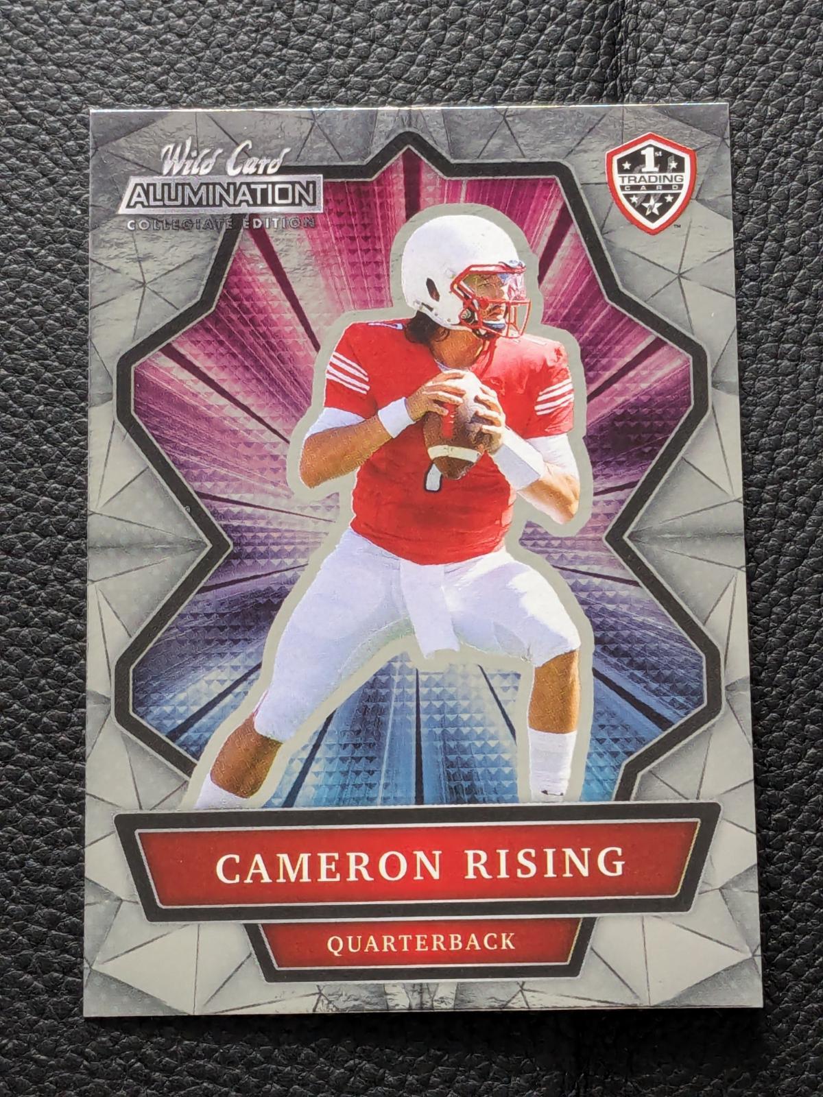 Cameron Rising Football Cards 2021 Wild Card Alumination NIL