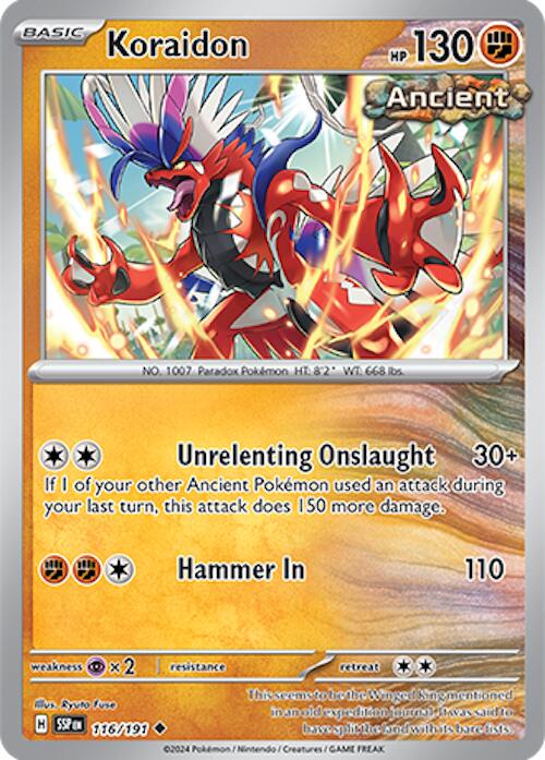 Koraidon #116 Pokemon Surging Sparks
