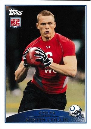 Austin Collie #339 Football Cards 2009 Topps
