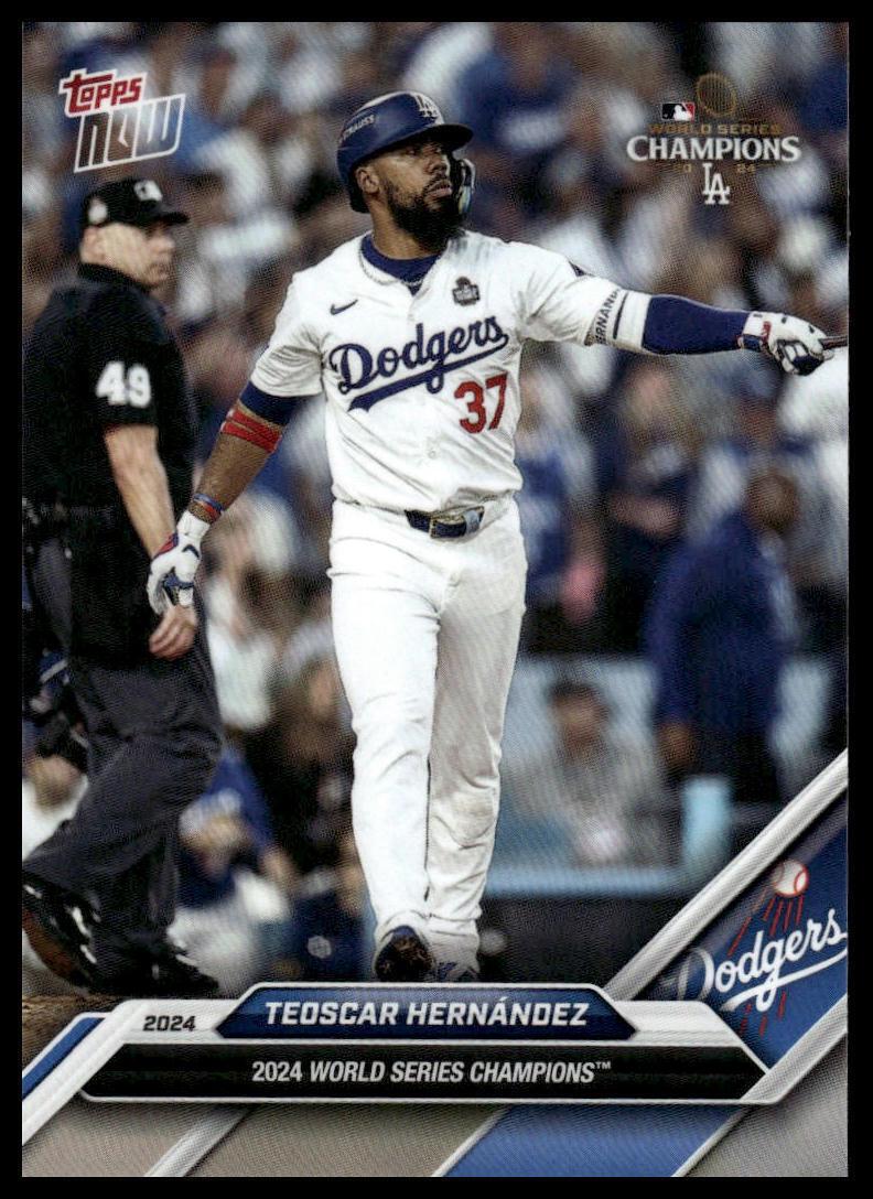 Teoscar Hernandez #WS-6 Baseball Cards 2024 Topps Now World Series