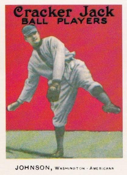 Walter Johnson #57 1978 Dover Hall Of Fame Reprint Baseball