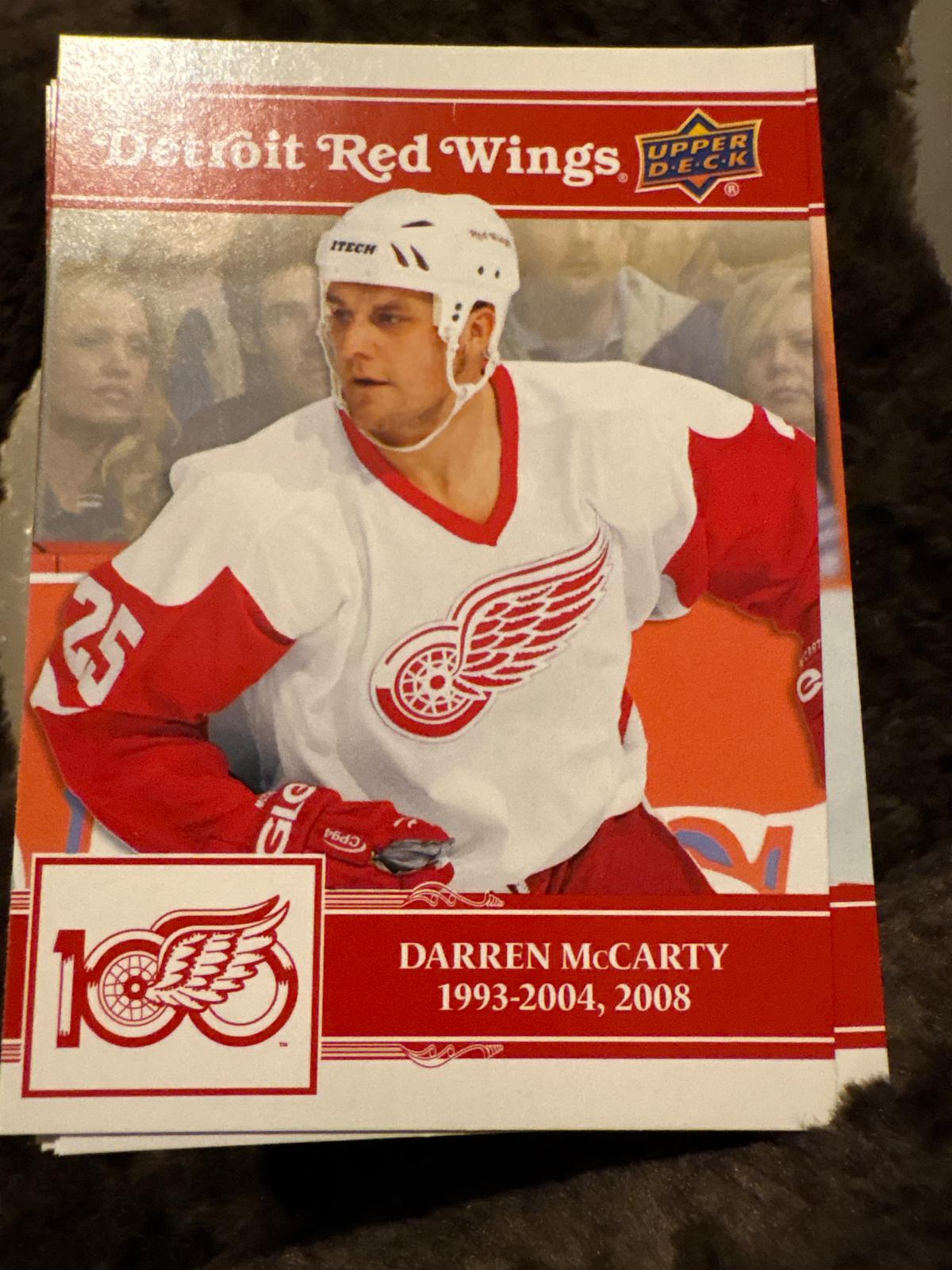 Darren McCarty #28 2025-26 Upper Deck Detroit Red Wings Centennial Hockey