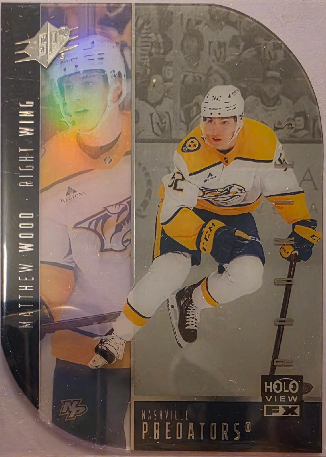 Matthew Wood #HV-47 2025-26 SPx Hockey Holoview F/X