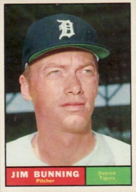 Jim Bunning #490 1961 Topps Baseball