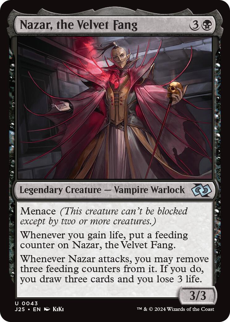 Tap to enlarge Nazar, the Velvet Fang – Anime, Magic Foundations Jumpstart