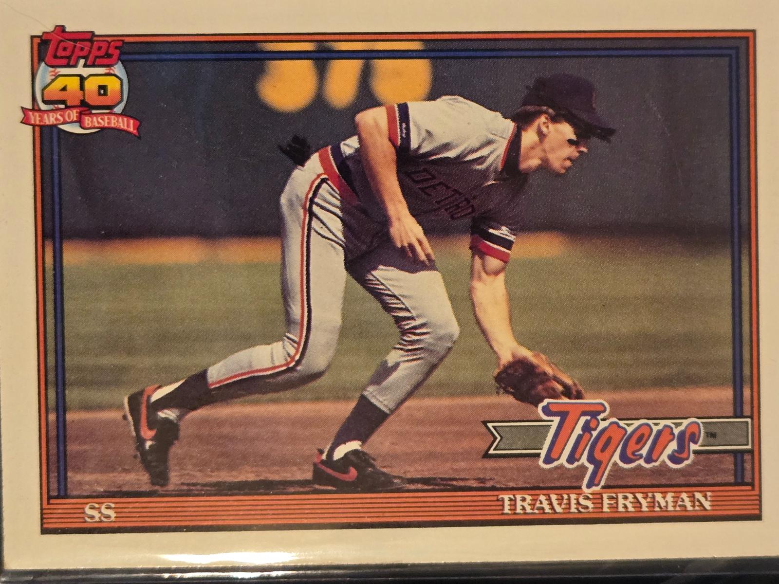 Travis Fryman #128 Baseball Cards 1991 Topps
