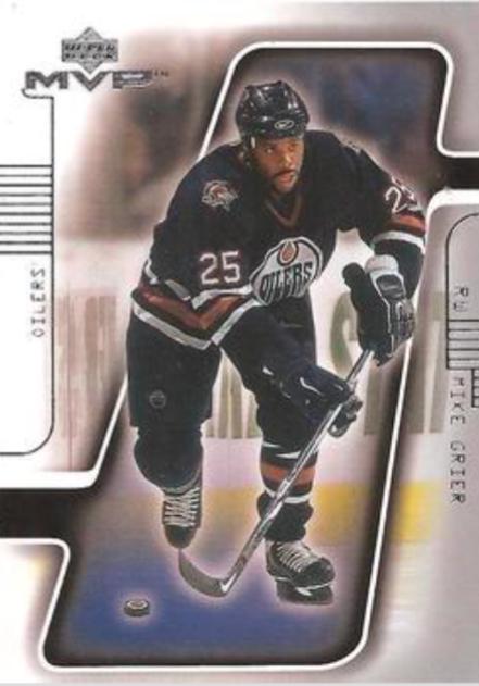 Mike Grier #71 Hockey Cards 2001 Upper Deck MVP