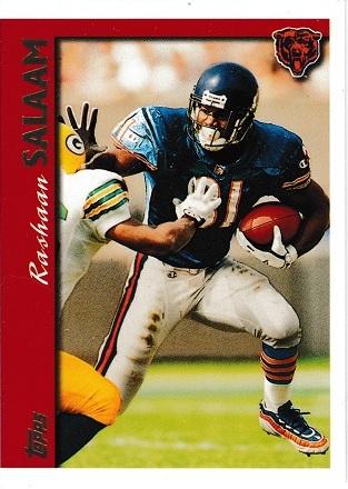 Rashaan Salaam #20 Football Cards 1997 Topps