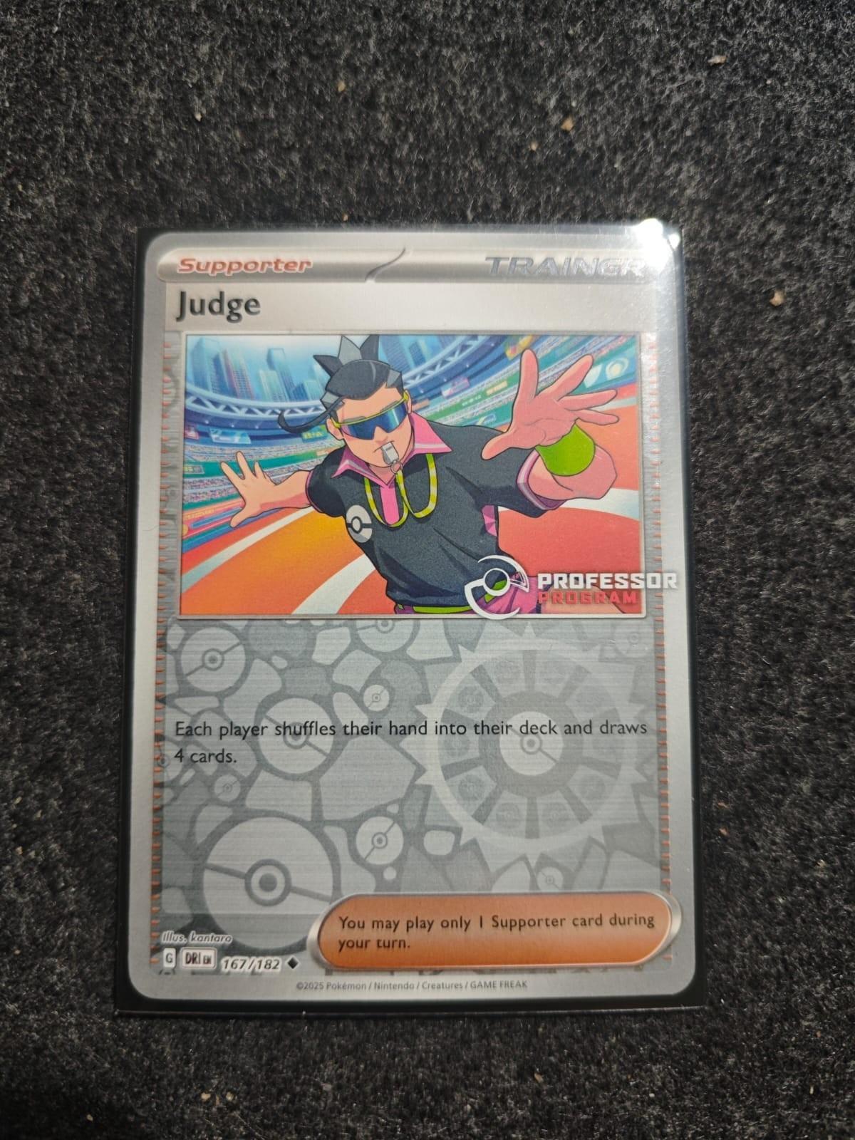 Judge [Professor Program] #167 Prices | Pokemon Destined Rivals ...