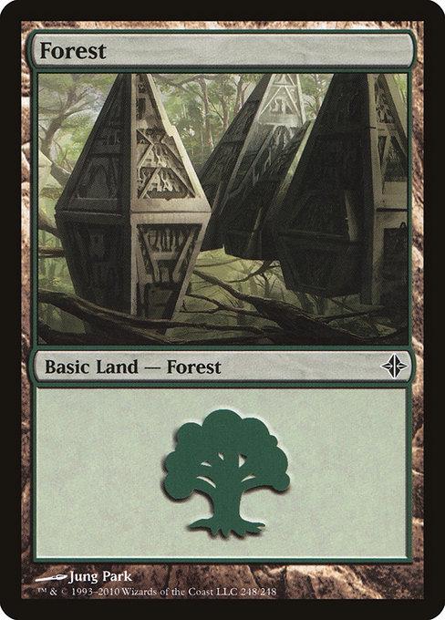 Forest #248 Magic Rise of the Eldrazi