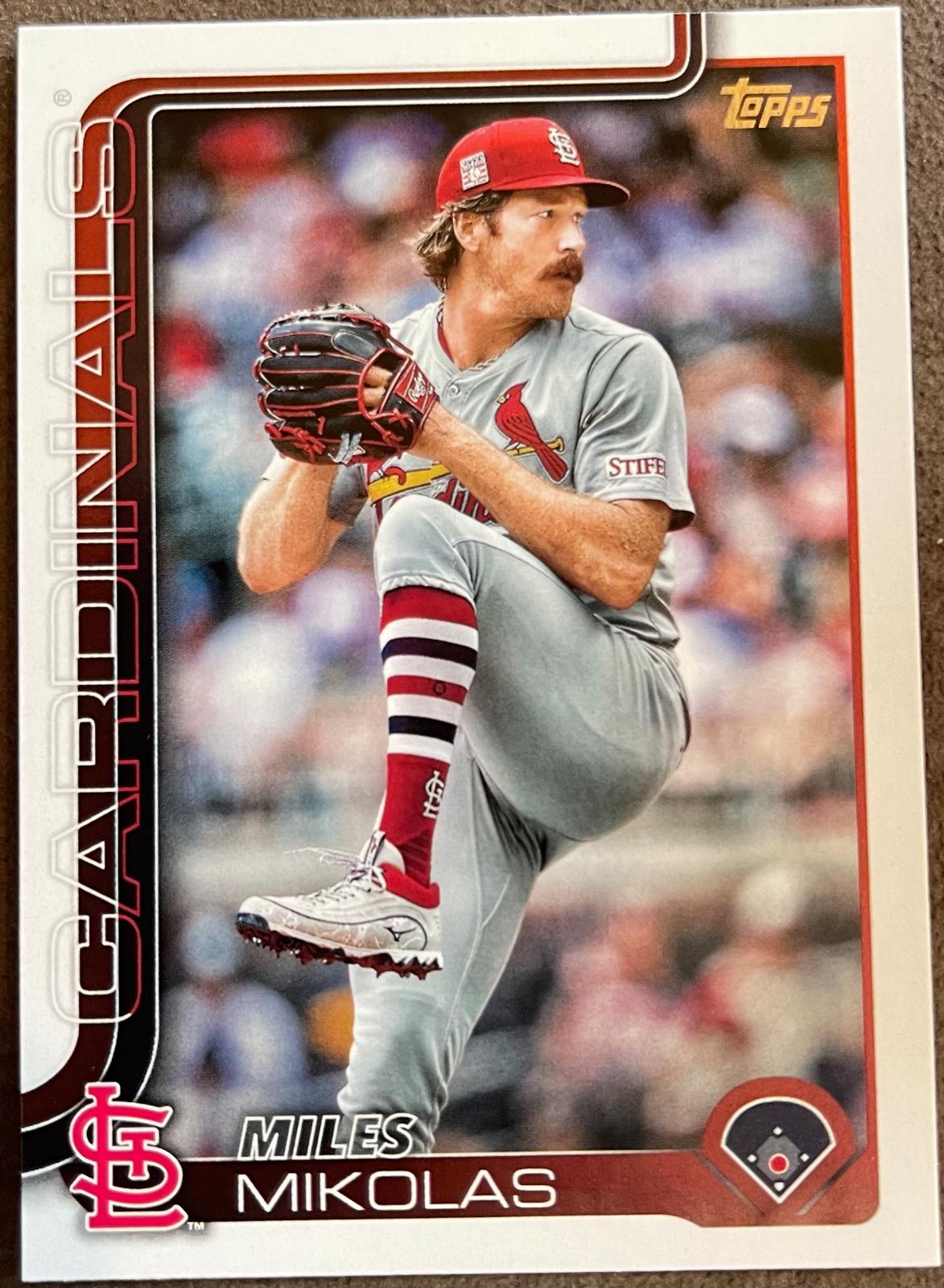 Miles Mikolas #137 Baseball Cards 2025 Topps