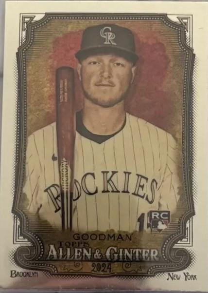 Hunter Goodman #3 Baseball Cards 2024 Topps Allen & Ginter Chrome