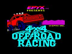 Loading Screen | 4x4 Off-Road Racing ZX Spectrum