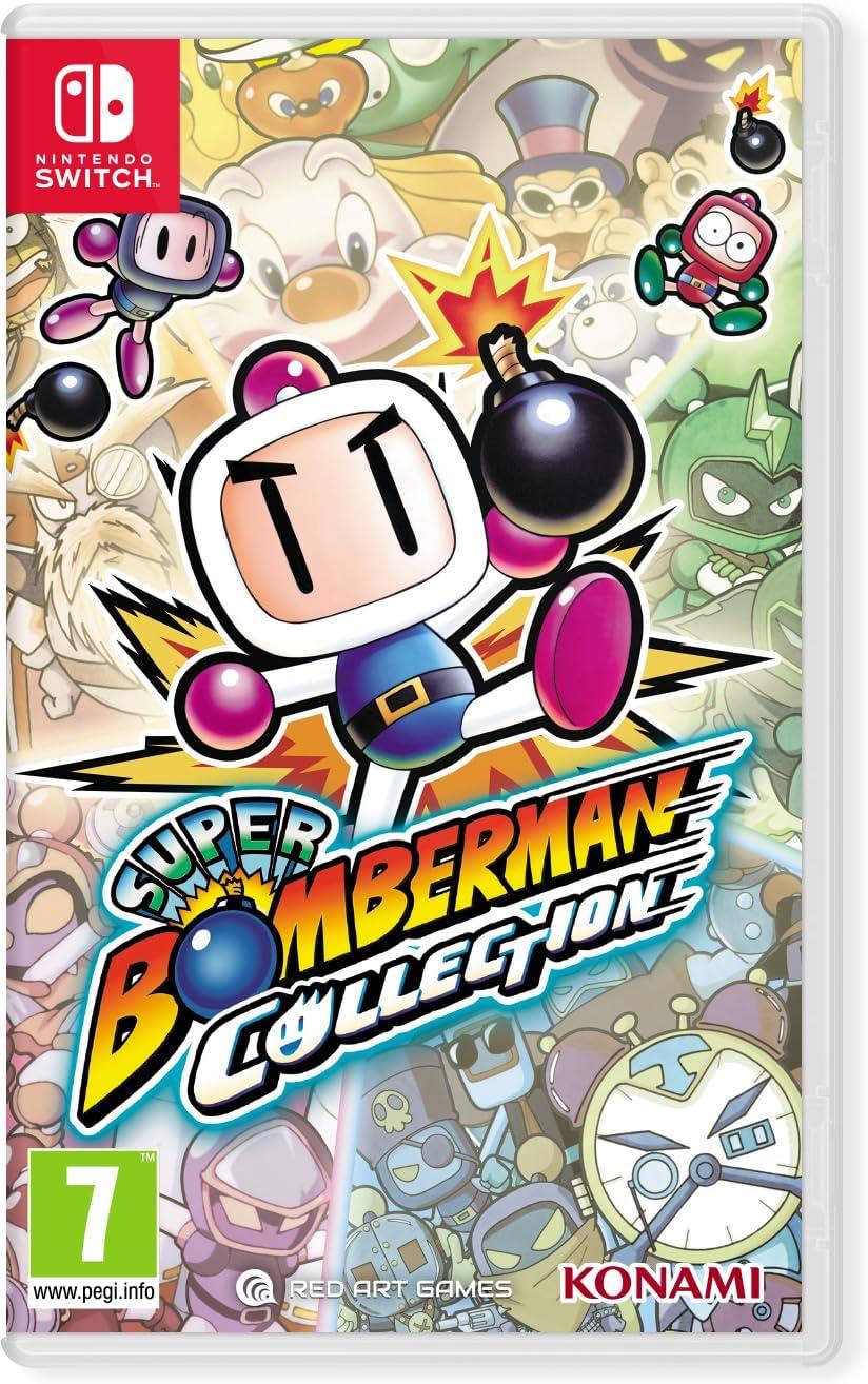 Carátula de Super Bomberman Collection para Switch (edición PAL España)
