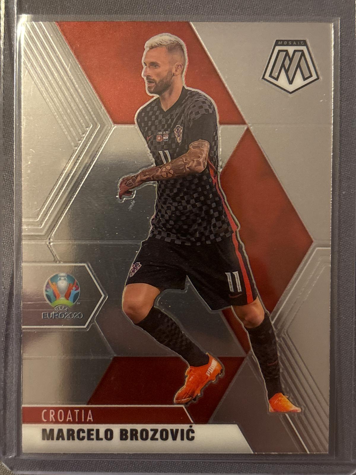 Marcelo Brozovic #21 2021 Panini Mosaic UEFA Euro 2020