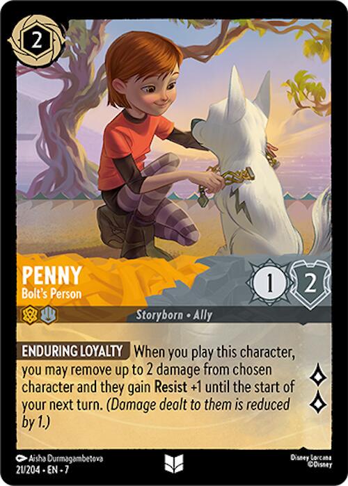 Penny - Bolt's Person #21 Lorcana Archazia's Island