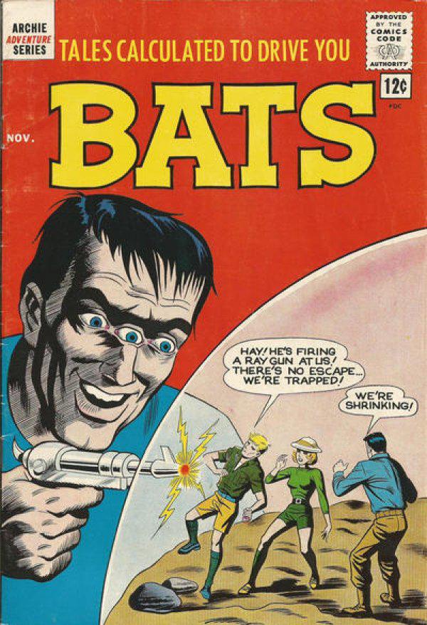 Tales Calculated to Drive You Bats #7 (1962) Comic Books Tales Calculated To Drive You Bats