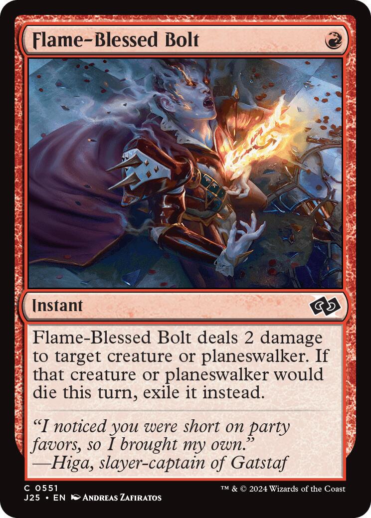 Flame-Blessed Bolt (Magic Foundations Jumpstart)