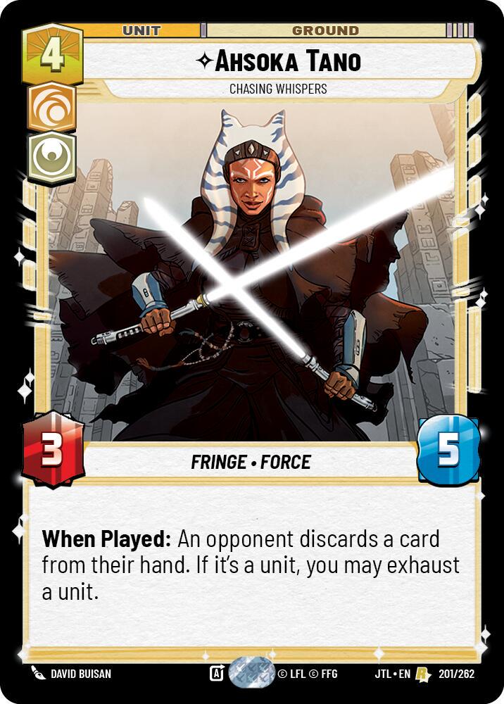 Ahsoka Tano - Chasing Whispers #201 Star Wars Unlimited: Jump to Lightspeed