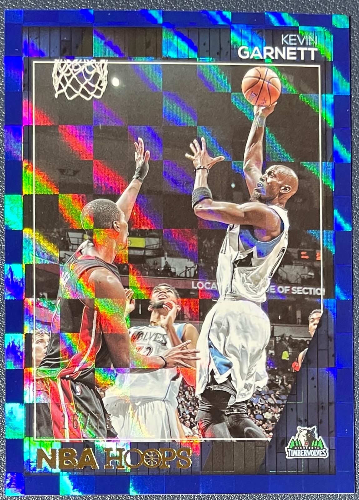 Kevin Garnett [Blue Checkerboard] #139