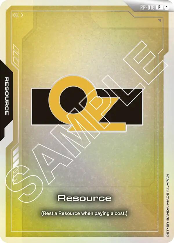 Resource #RP-016 Prices | Gundam Resource Promo