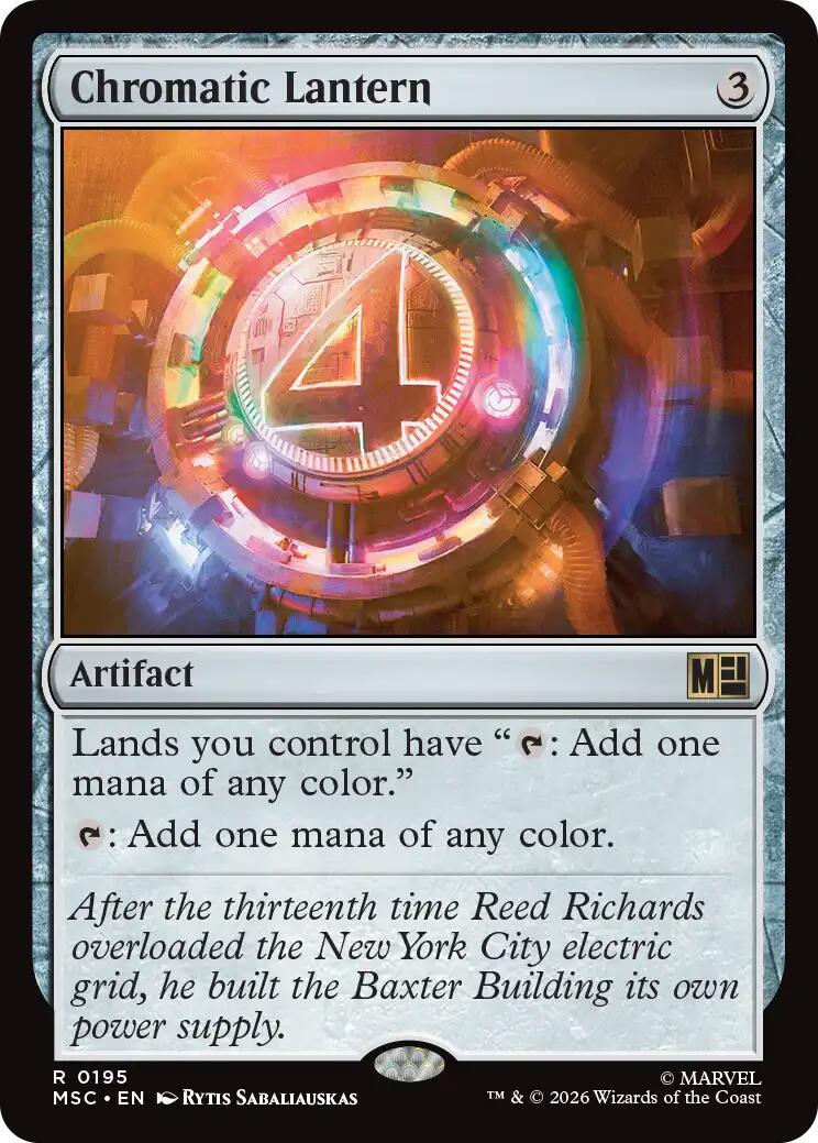Chromatic Lantern [Surge Foil] (Magic Marvel Super Heroes Commander)