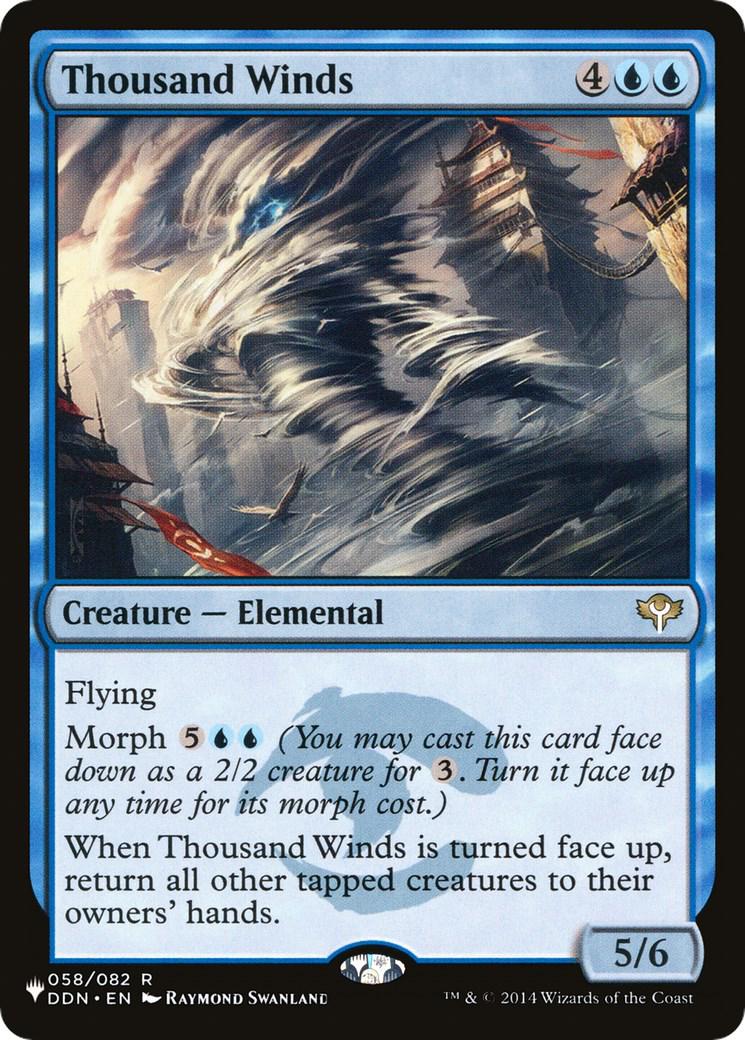 Thousand Winds #58 Magic The List Reprints