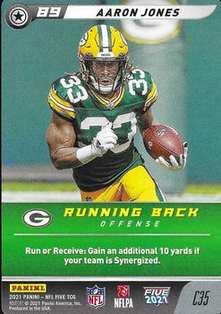 Aaron Jones #C35 2021 Panini NFL Five