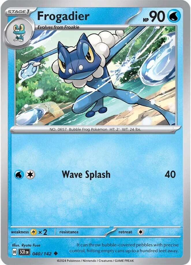 Frogadier #40 Pokemon Stellar Crown
