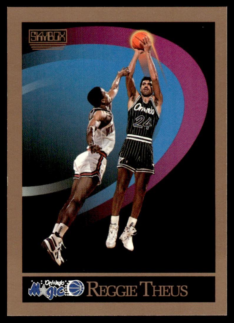 Reggie Theus #207 Basketball Cards 1990 Skybox