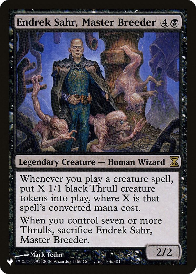 Endrek Sahr, Master Breeder (Magic The List Reprints)