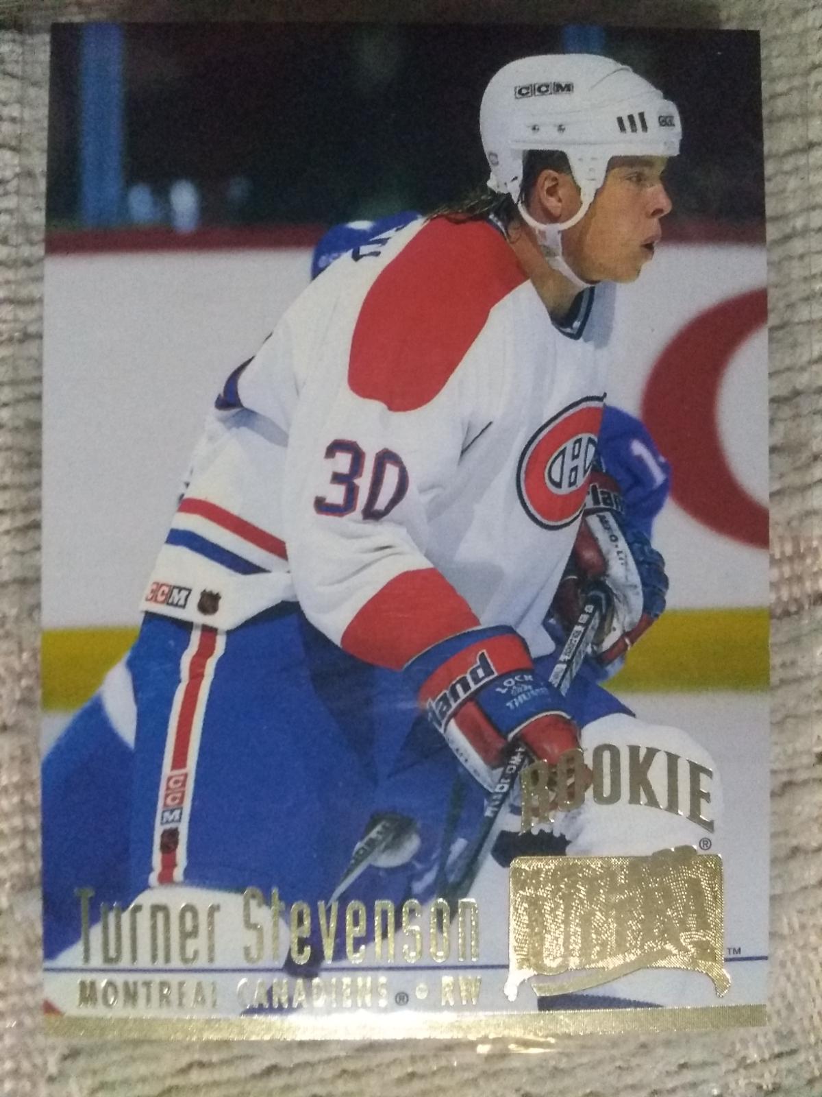 Turner Stevenson #317 Hockey Cards 1994 Ultra