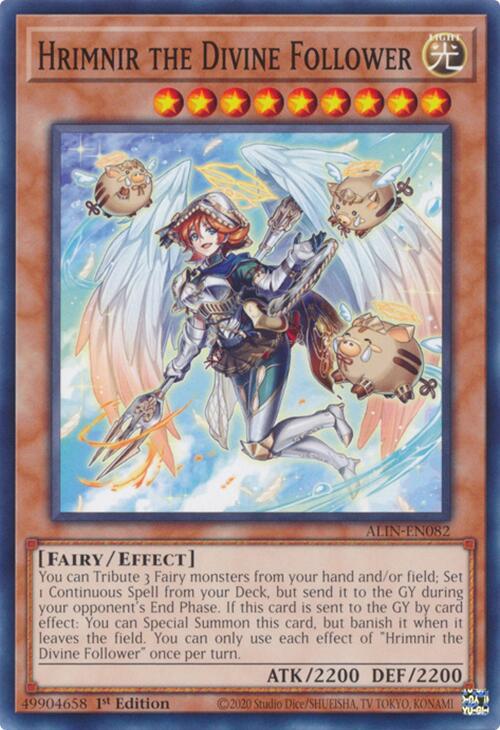 Hrimnir the Divine Follower ALIN-EN082 YuGiOh Alliance Insight
