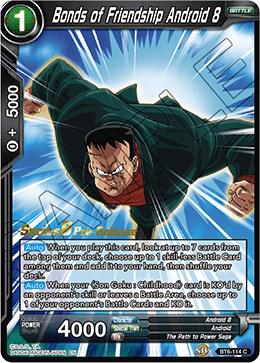 Bonds of Friendship Android 8 BT6-114 Dragon Ball Super Series 6 Pre-Release Promos