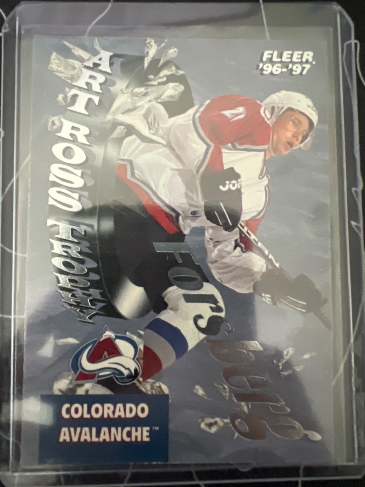 Peter Forsberg #4 Hockey Cards 1996 Fleer Art Ross