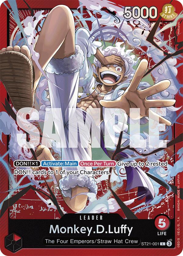 Monkey.D.Luffy ST21-001 One Piece Starter Deck 21: Gear5