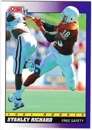 Stanley Richard #586 Football Cards 1991 Score