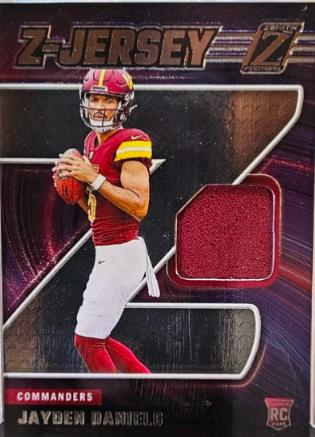 Jayden Daniels #ZJ3 Football Cards 2024 Panini Zenith Z Jersey