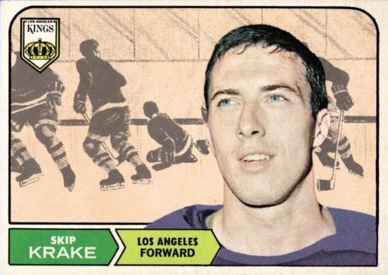 Skip Krake #43 Hockey Cards 1968 O-Pee-Chee