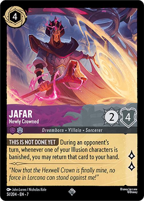 Jafar - Newly Crowned #51 Lorcana Archazia's Island