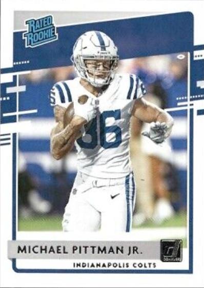 Michael Pittman Jr. #322 Football Cards 2020 Panini Donruss