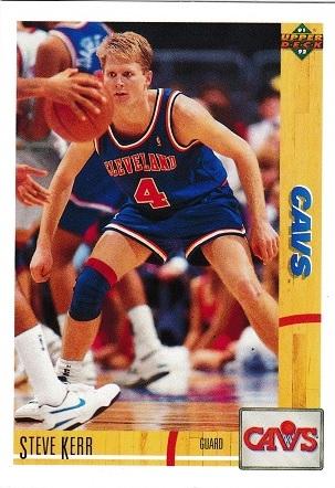 Steve Kerr #208 Basketball Cards 1991 Upper Deck